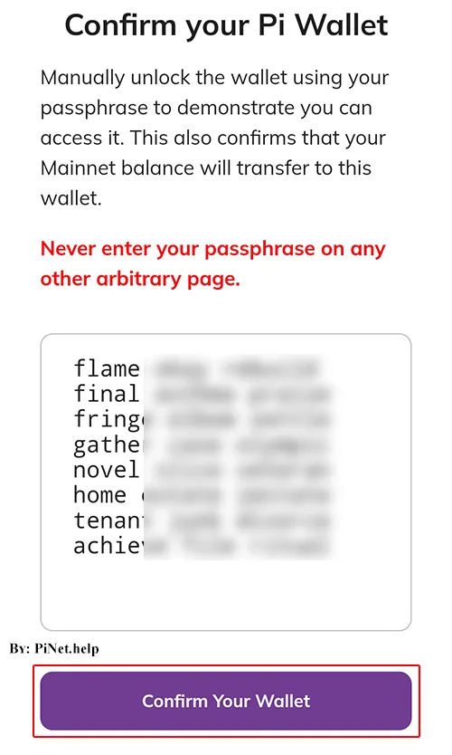 Pi Network Mainnet Checklist