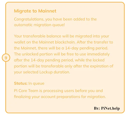 Step 9 of the Checklist in Pi Network