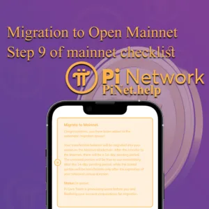 Step 9 of the Checklist in Pi Network